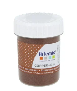 Polvos de embossing opacos Copper Artemio