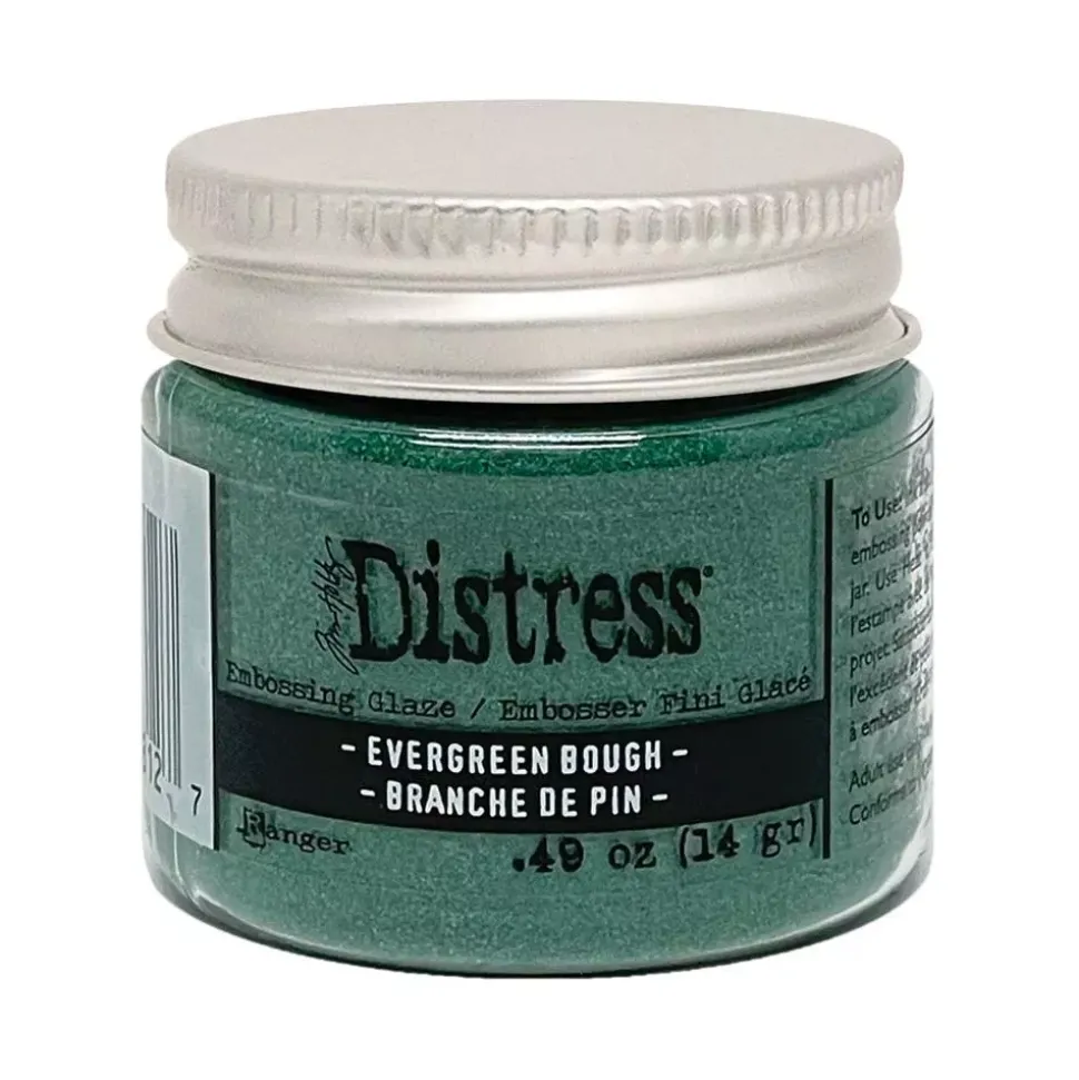 Polvos Embossing Distress Glaze Evergreen Bough Tim Holtz Ranger