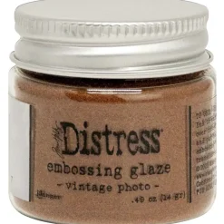 Polvos Embossing Distress Glaze Vintage Photo Tim Holtz Ranger