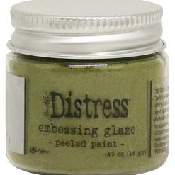 Polvos Embossing Distress Glaze Peeled Paint Tim Holtz Ranger