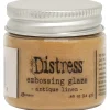 Polvos Embossing Distress Glaze Antique Linen Tim Holtz Ranger