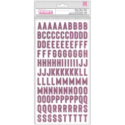 Puffy stickers abecedario Life Of The Party American Crafts 30x30cm