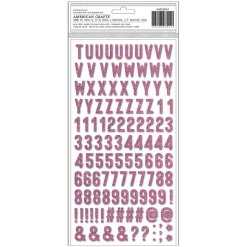 Puffy stickers abecedario Life Of The Party American Crafts 30x30cm