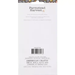 Puffy stickers abecedario Farmstead Harvest American Crafts