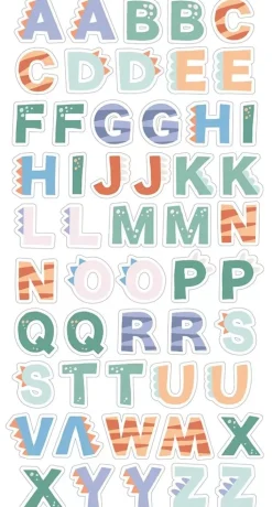 Puffy Stickers Abecedario Dinos & Co Artemio