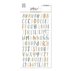 Puffy Stickers Alfabeto Azul Baby M Lora Bailora