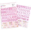 Puffy stickers Alfabeto Born To Bloom Rosie's Studio