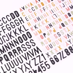 Puffy stickers Alfabeto Jumping in Puddles Rosie's Studio