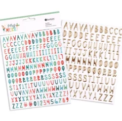 Puffy stickers Alfabeto Very Merry Rosie's Studio