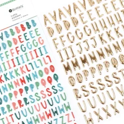 Puffy stickers Alfabeto Very Merry Rosie's Studio