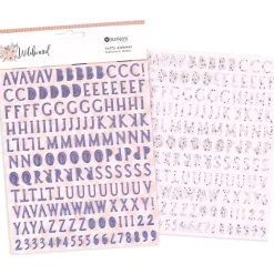 Puffy stickers Alfabeto Wildwood Rosie's Studio