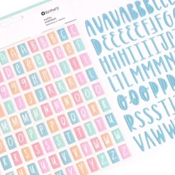 Puffy stickers Alfabetos Keeping Cool Rosie's Studio