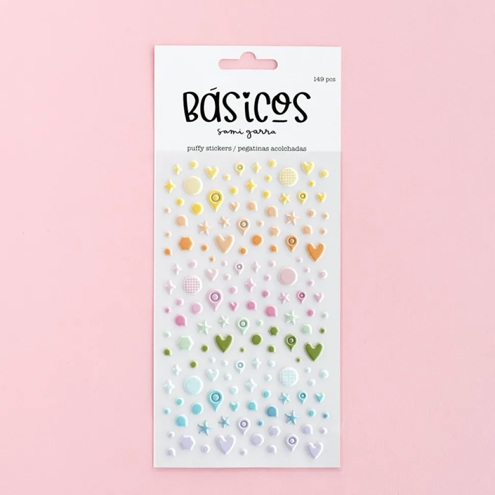Puffy stickers Básicos Sami Garra