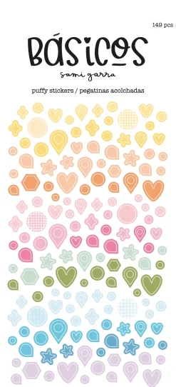 Puffy stickers Básicos Sami Garra