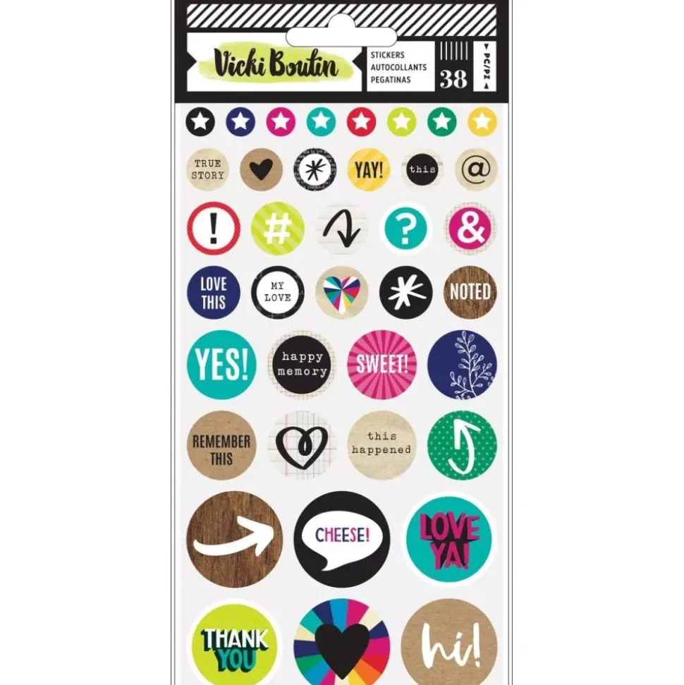 Puffy Stickers Color Kaleidoscope Vicki Boutin