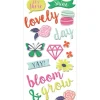 Puffy Stickers Flower Girl We R Memory Keepers