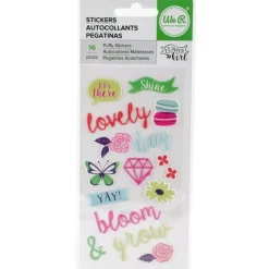 Puffy Stickers Flower Girl We R Memory Keepers