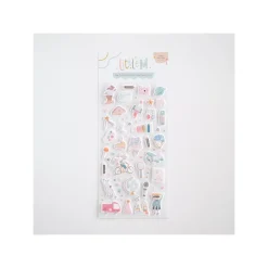 Puffy stickers ilustraciones Little M Lora Bailora