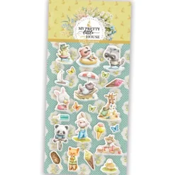 Puffy stickers Imágenes y texto My Pretty Little Sunny House Alberto Juarez