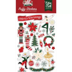 Puffy Stickers Nutcracker Christmas Echo Park