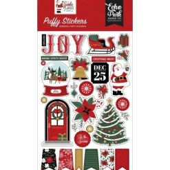 Puffy Stickers Santa Claus Echo Park