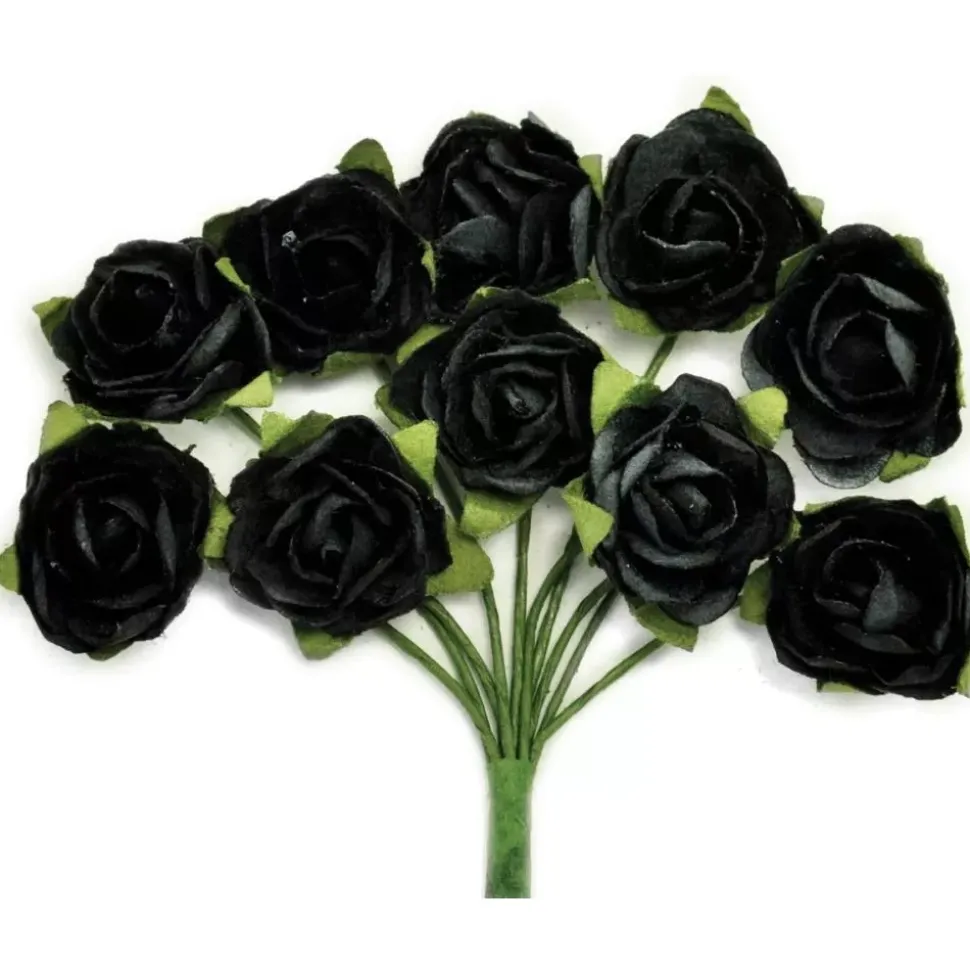 Ramillete de flores Black KaiserCraft
