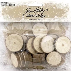 Rodajas de Madera Idea-Ology Tim Holtz