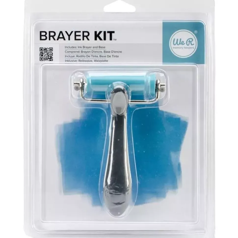 Rodillo y metacrilato de entintado Letterpress