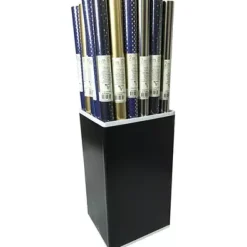 Rollo de Papel de Regalo Azul con Estrellitas Doradas Clairefontaine