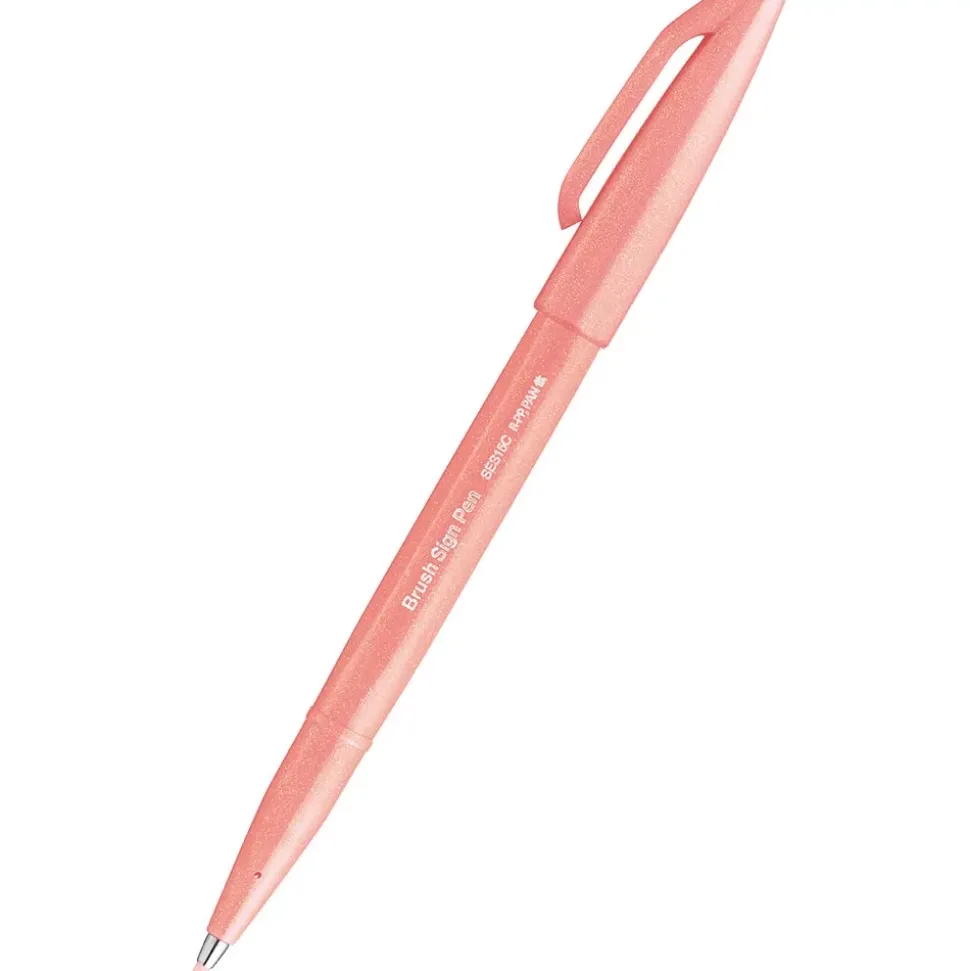 Rotulador Brush Sign Pen Coral Orange Pentel