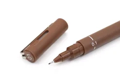 Rotulador Calibrado Pin Sepia Uni-Ball 0,1mm