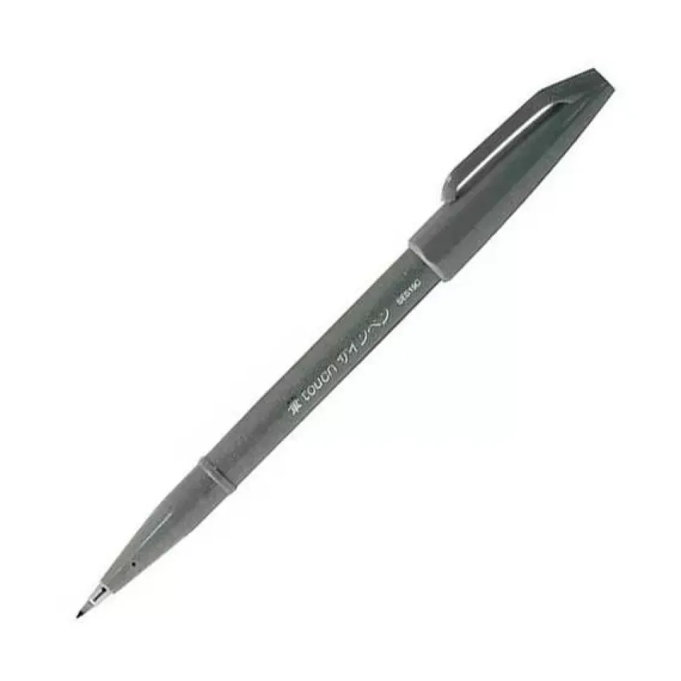 Rotulador Pentel Sign Pen Touch Gris