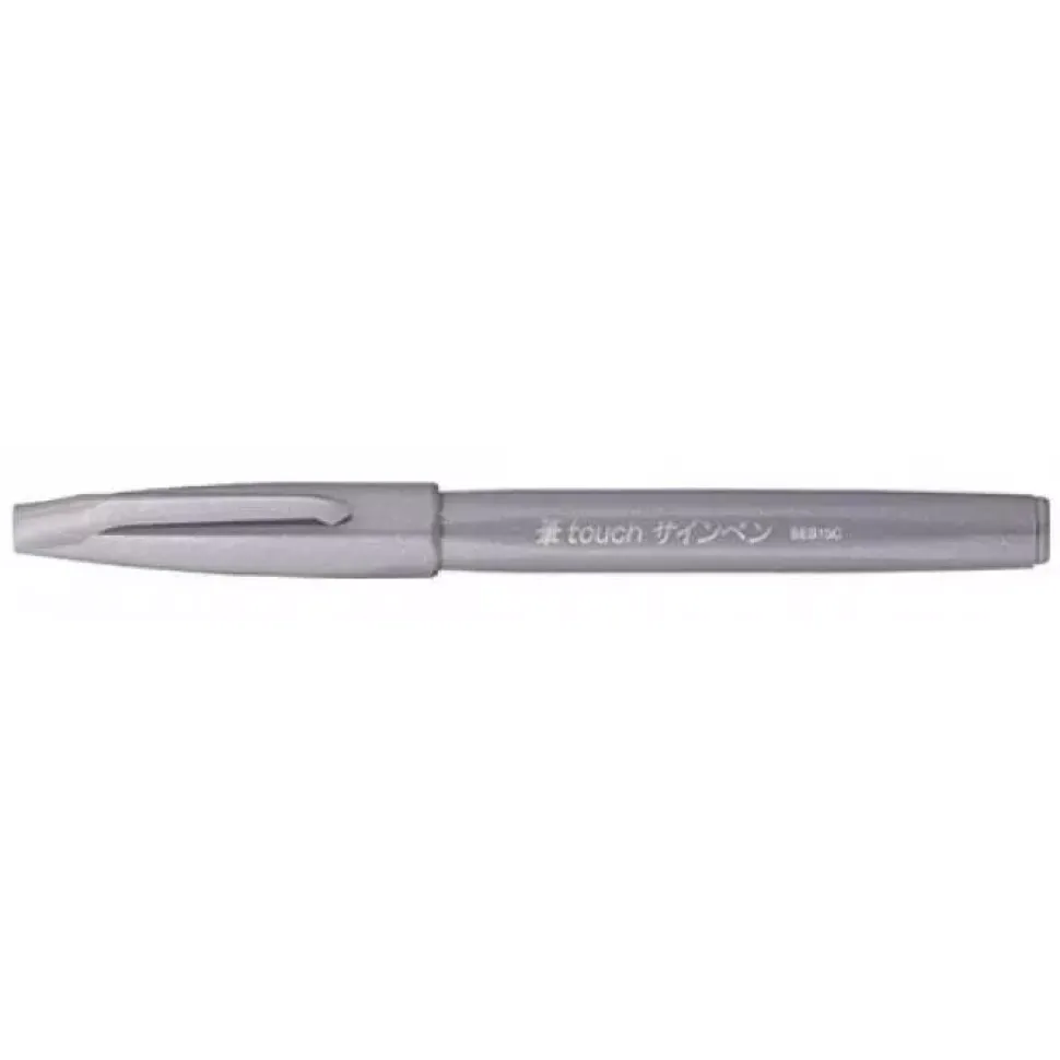 Rotulador Pentel Sign Pen Touch Gris