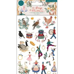 Rub-on 12 Days of Christmas Craft Consortium