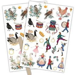 Rub-on 12 Days of Christmas Craft Consortium