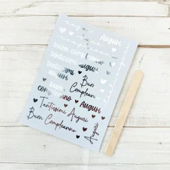 Rub-on Auguri A New Star Is Born ModaScrap