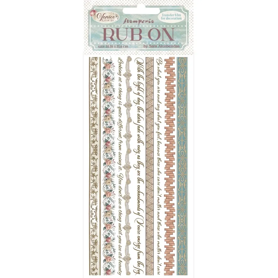 Rub-On Bordes Venice City Of Art Stamperia