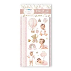 Rub-on 3D Sweet Baby Girl PapersForYou