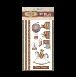Rub-on 3D Transfer Santa's Workshop PapersForYou