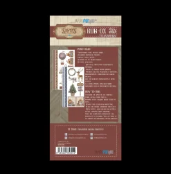 Rub-on 3D Transfer Santa's Workshop PapersForYou