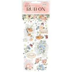 Rub-On Flores Oh là là! Stamperia