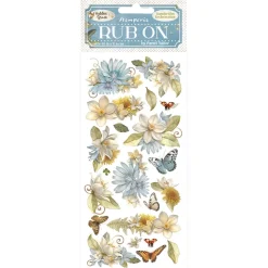 Rub-on Flores y Mariposas Romantic Hidden Grove Stamperia