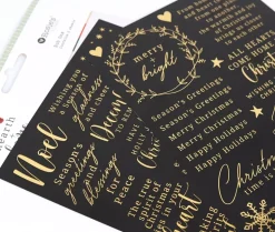 Rub-On Foil Heart & Home Rosie's Studio