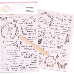 Rub-On Foil Softly Spoken Rosie's Studio