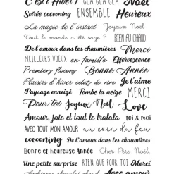 Rub-on Let It Snow Artemio