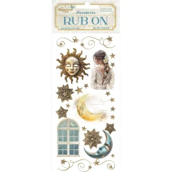 Rub-on Sol y Luna Masquerade Stamperia