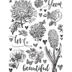 Rub-ons Botanicals SV Essentials Simple Stories