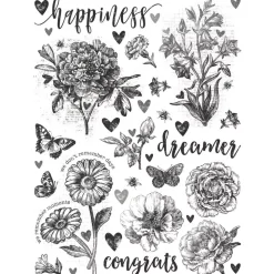 Rub-ons Botanicals SV Essentials Simple Stories