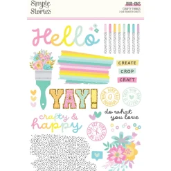 Rub-ons Crafty Things Simple Stories