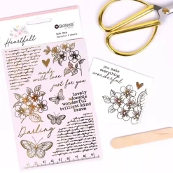 Rub-ons Heartfelt Rosie's Studio